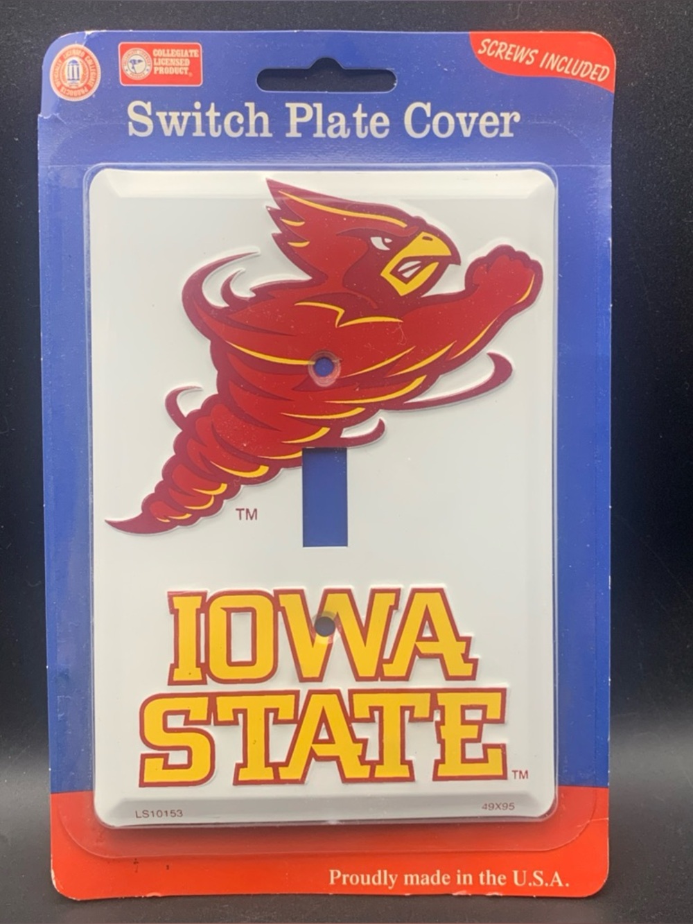 New Light Switch Plate SIgn Iowa State Officially Licensed